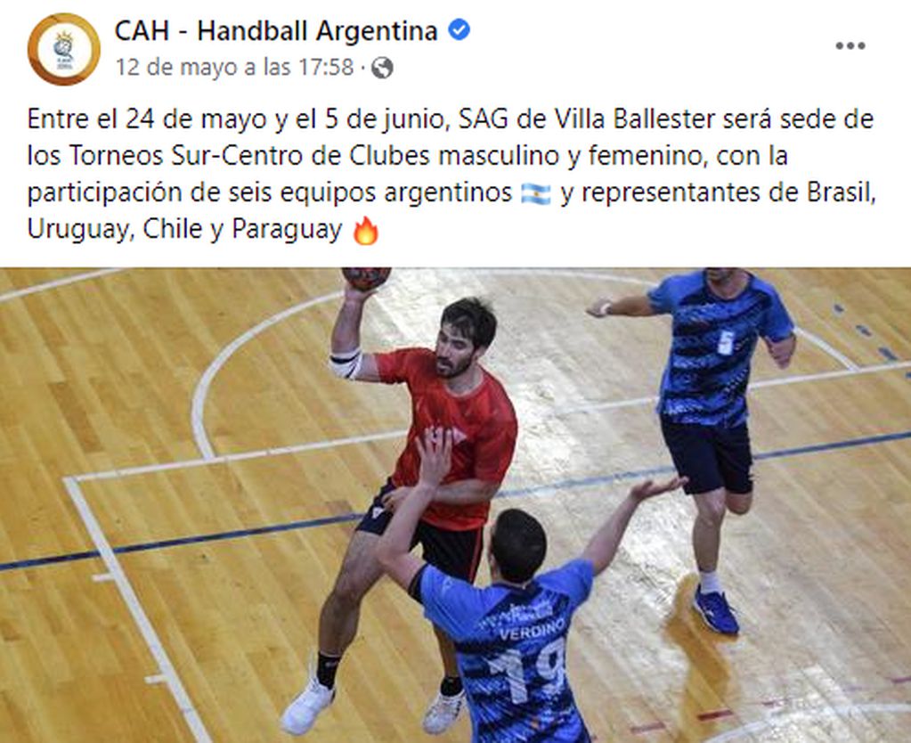 Sudamericano de Handball.