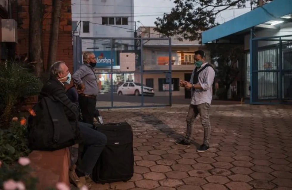 El municipio trasladó a los viajantes hasta Santa Ana, donde abordaron el colectivo que salió desde Iguazú hacia Retiro.