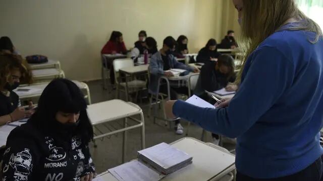 Regreso a clases en Córdoba. (Ramiro Pereyra / La Voz)