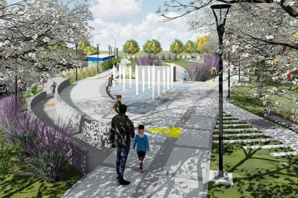 Será el primer Parque Lineal que va a tener la ciudad en ese sector