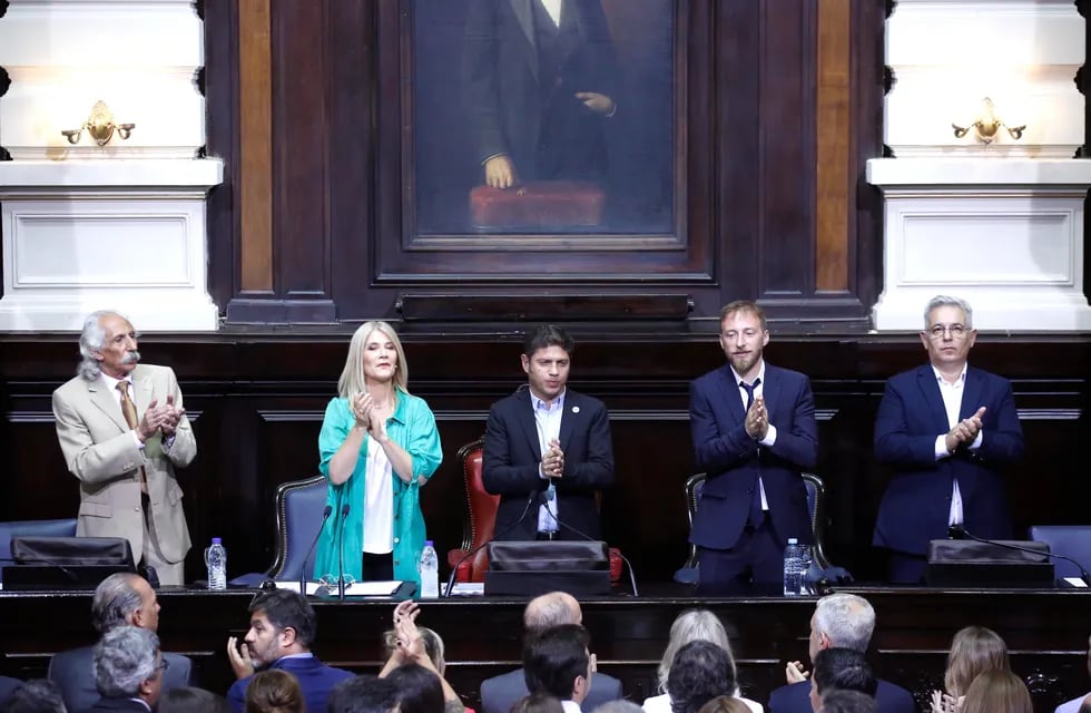 Axel Kicillof en la apertura del año legislativo en la Provincia de Buenos Aires.