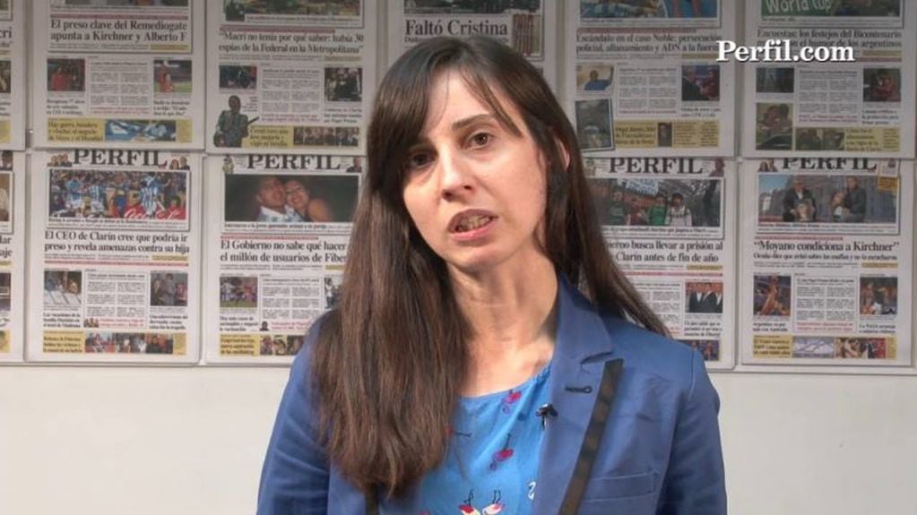 Emilia Delfino, periodista de Perfil (web).