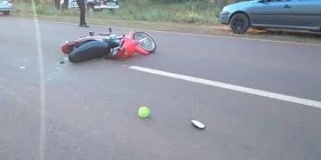 San Pedro: una mujer se encuentra en estado reservado tras despistar con una motocicleta