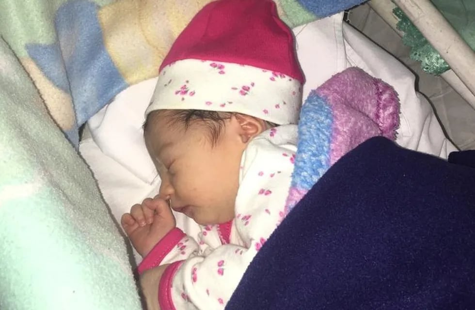 Maylén, la primera bebé en Rafaela del 2020 (fuente: LT28)