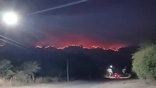 Incendio en el cerro Champaquí. (Gobierno de Córdoba)