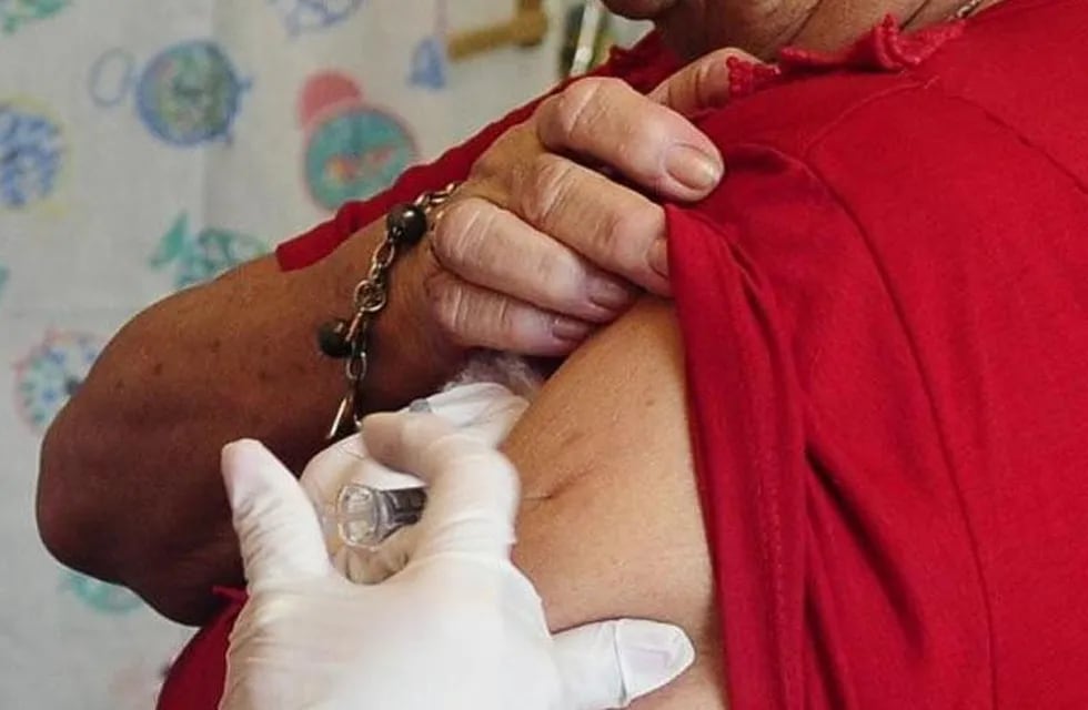 Vacunación de los mayores de 60 años en San Luis.