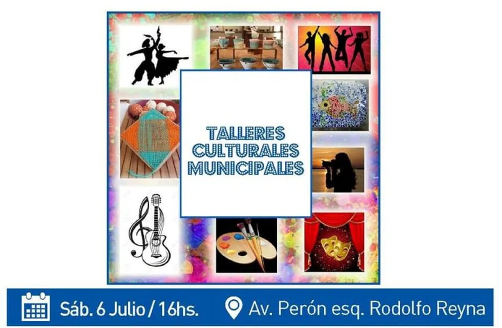 La Calera: Banner de los talleres culturales municipales.