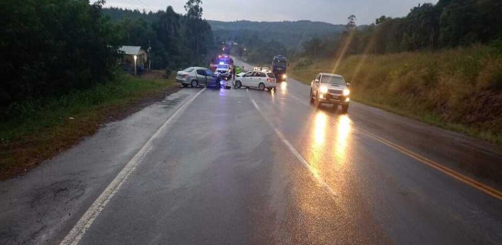 Accidente sobre el Piray Guazú dejó tres heridos.