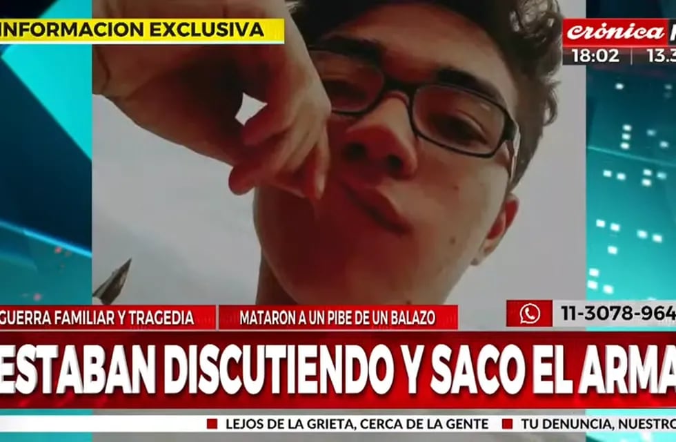 Crónica TV contó la historia del asesinato de Bruno VIllalba, ocurrido el sábado en Rafaela