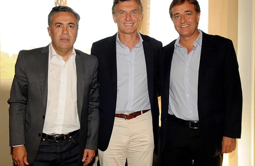 Cornejo, Macri y Suarez