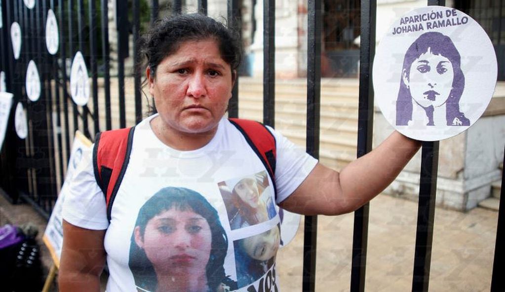 Marta Ramallo, madre de Johana, la joven desaparecida en 2017.(web)