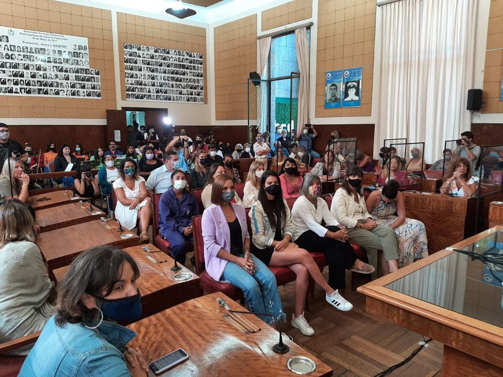 Fue durante el acto oficial por el Día Internacional en el recinto de sesiones del Concejo Deliberante.