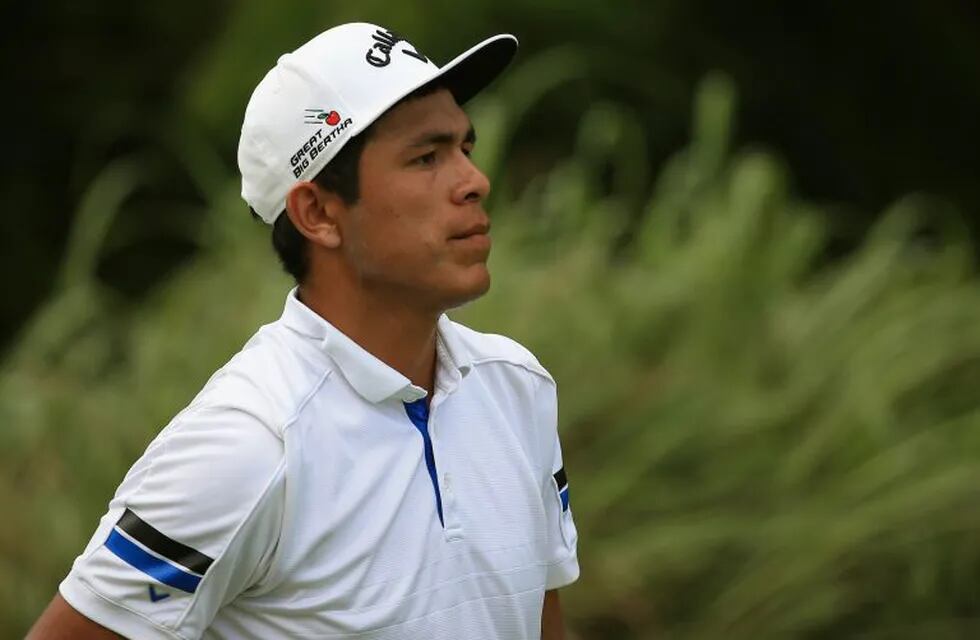 GUACALITO DE LA ISLA, NICARAGUA - SEPTEMBER 04: Augusto Nunez of Argentina watches a shot on the2nd tee during the Final Round of the Flor De Cana Open on September 4, 2016 in Guacalito de la Isla, Nicaragua.   Sean M. Haffey/Getty Images/AFP\r\n== FOR NEWSPAPERS, INTERNET, TELCOS & TELEVISION USE ONLY  nicaragua Augusto Nuñez campeonato torneo abierto flor de caña golf partido golfista argentino ganador torneo