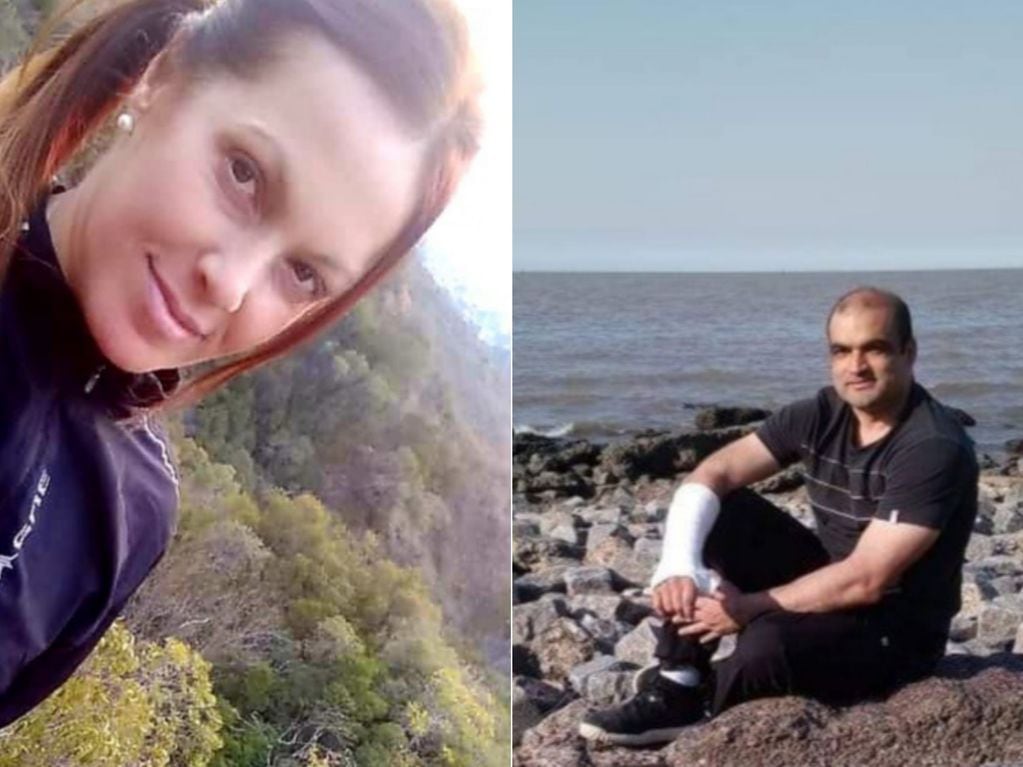 Ivana Módica y Javier Galván, ella de 47 años y aún sin rastros de su paradero. Él, su pareja y único imputado.