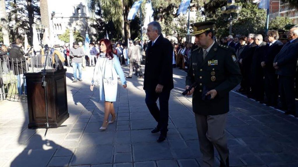 El gobernador Gerardo Morales, encabezó los actos conmemorativos por el 206° aniversario del Éxodo Jujeño.