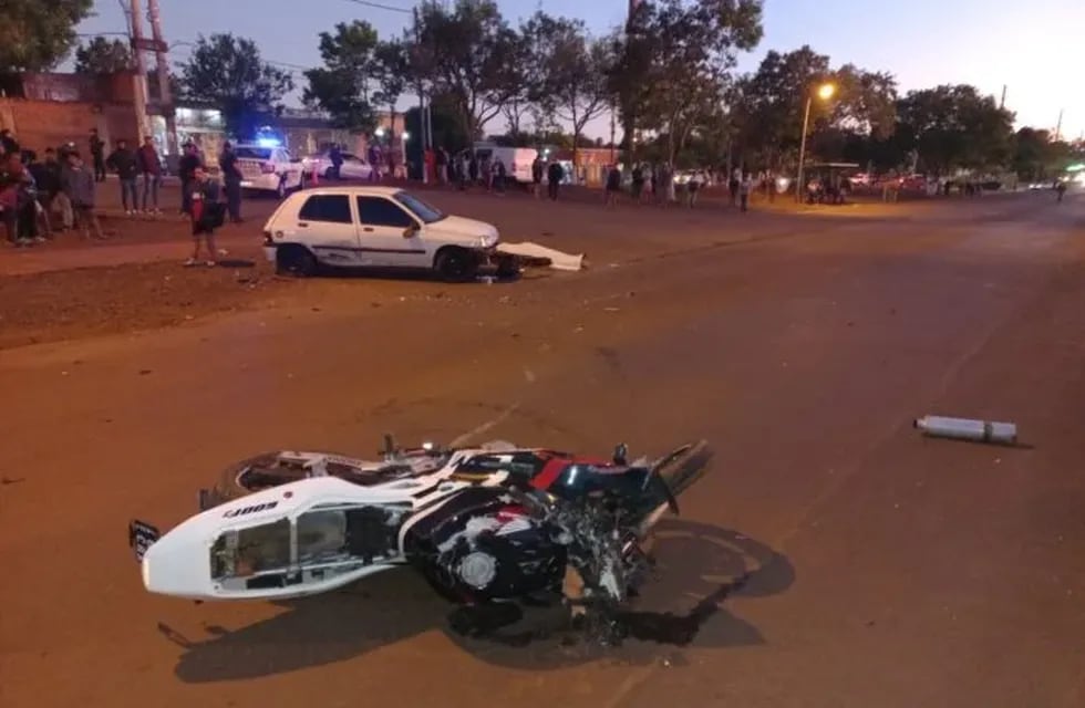 Siniestro vial: falleció un motociclista tras impactar con un auto en Posadas