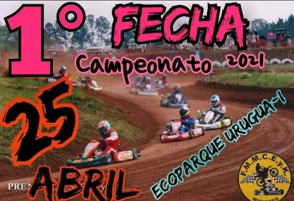 Campeonato de karting y motos de tierra en Puerto Libertad