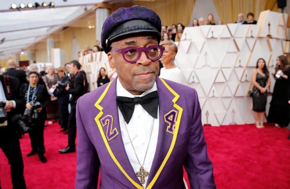 Spike Lee poses on the red carpet during the Oscars arrivals at the 92nd Academy Awards in Hollywood, Los Angeles, California, U.S., February 9, 2020. REUTERS/Mike Blake