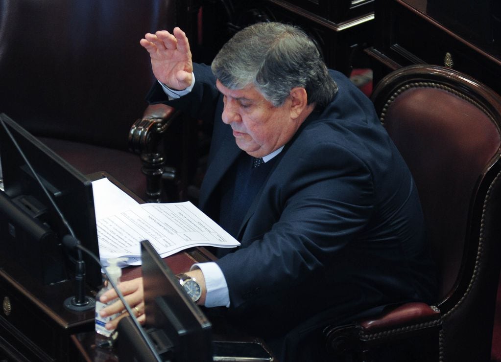 Jose Mayans en el Senado de la nación Argentina foto Federico Lopez Claro