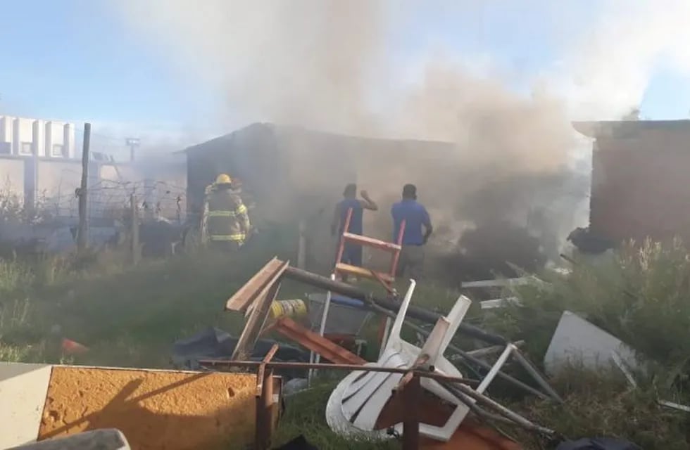 Incendio en Punta Alta