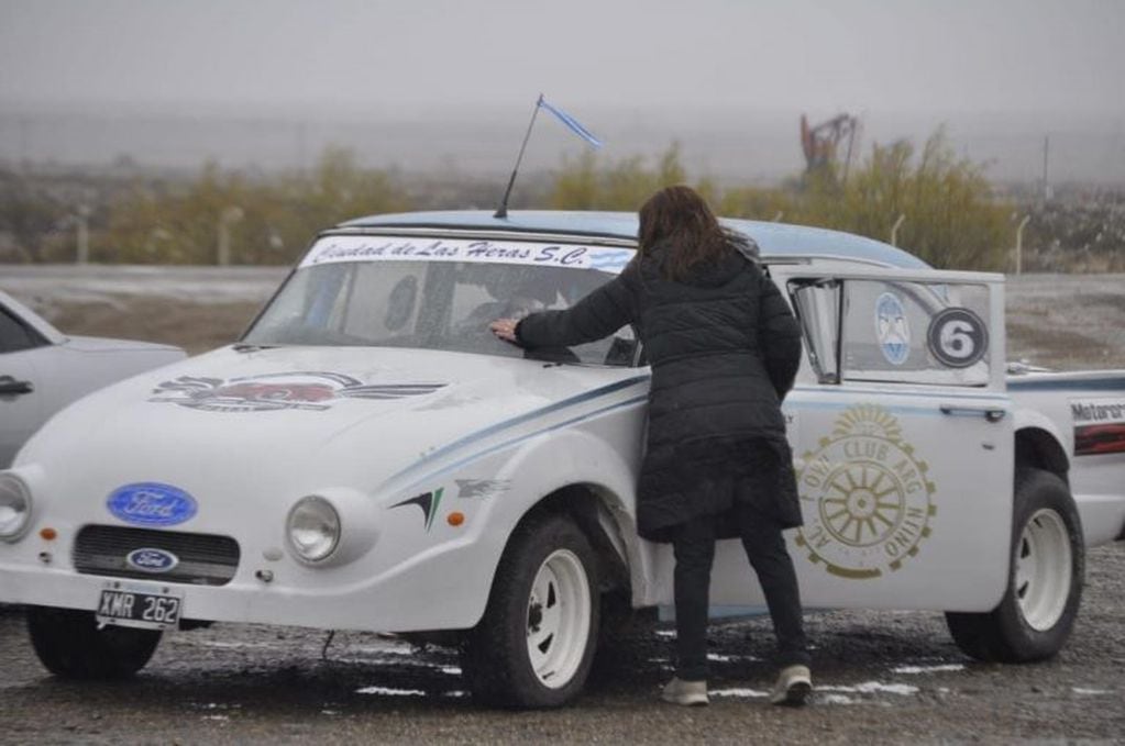 Rally femenino en Las Heras