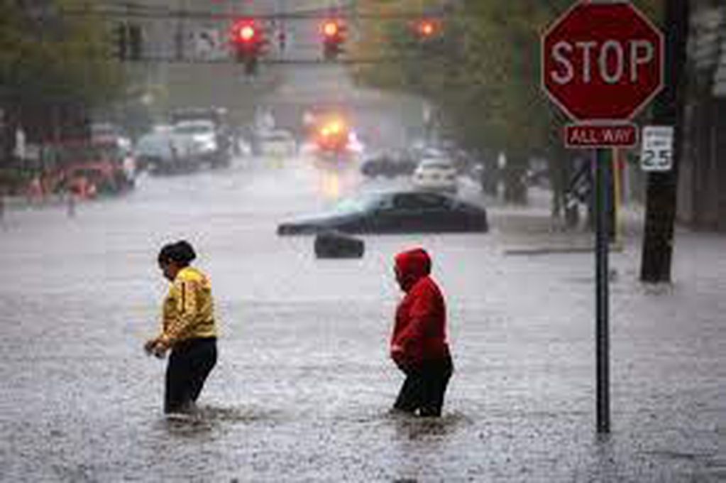 Las lluvias fueron las más intensas en décadas en la ciudad de Nueva York.