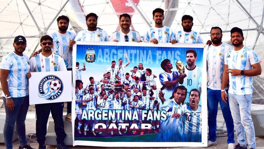 Los fanáticos de Argentina son oriundos de India y Bangladesh