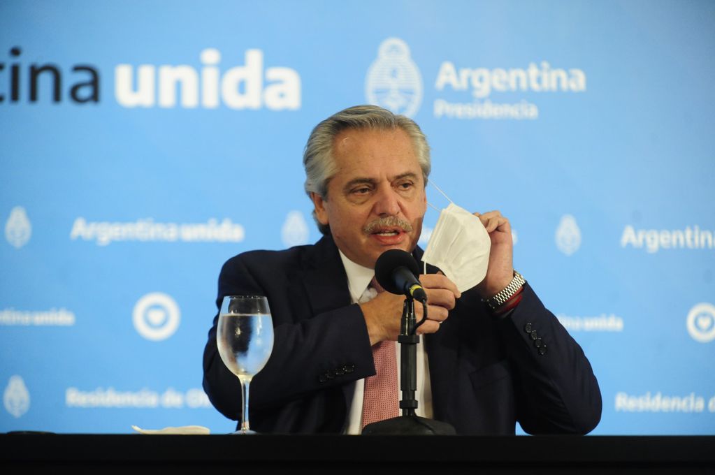 Presidente Alberto Fernández. (Clarín)