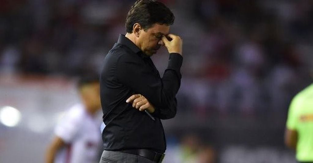 River no da pie con bola en la Superliga y Marcelo Gallardo es consciente que su equipo ya quedó muy relegado de la punta.