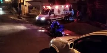 Oberá: accidente vial dejó a un motociclista herido