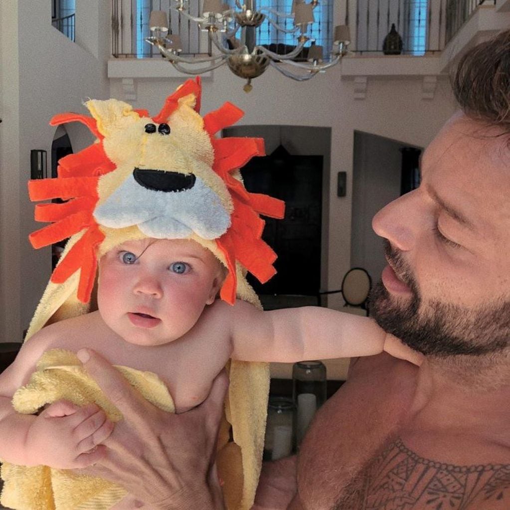 Ricky Martin compartió una foto muy tierna con su hija: "la dueña de mis sueños"