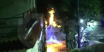 Incendio en una cochera de Córdoba