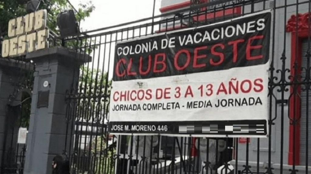 El hecho ocurrió en Club Oeste, ubicado en José M. Moreno 446, en el barrio porteño de Caballito.