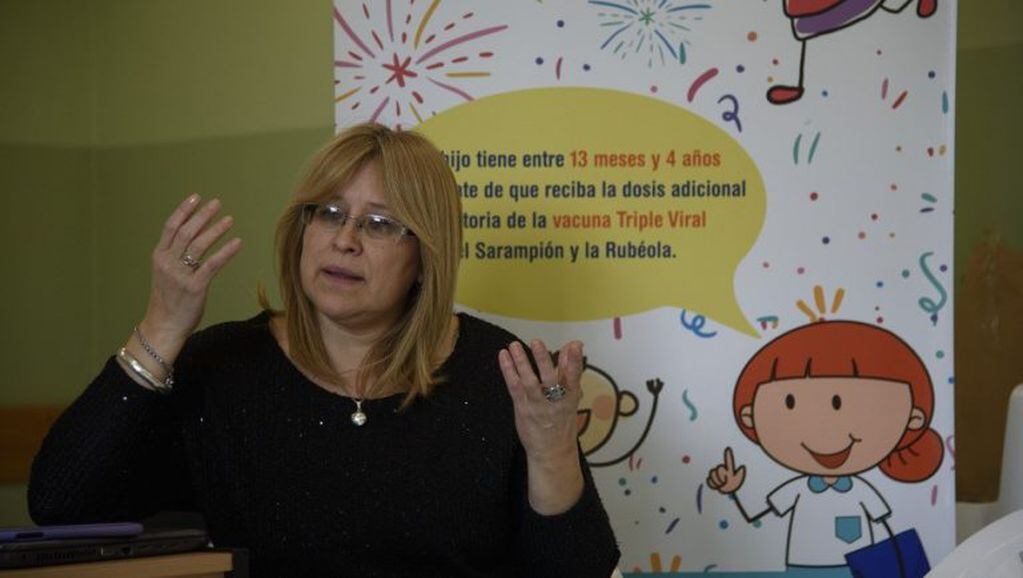 Marcela González, titular Departamento de Inmunizaciones del Ministerio de Salud provincial (web).
