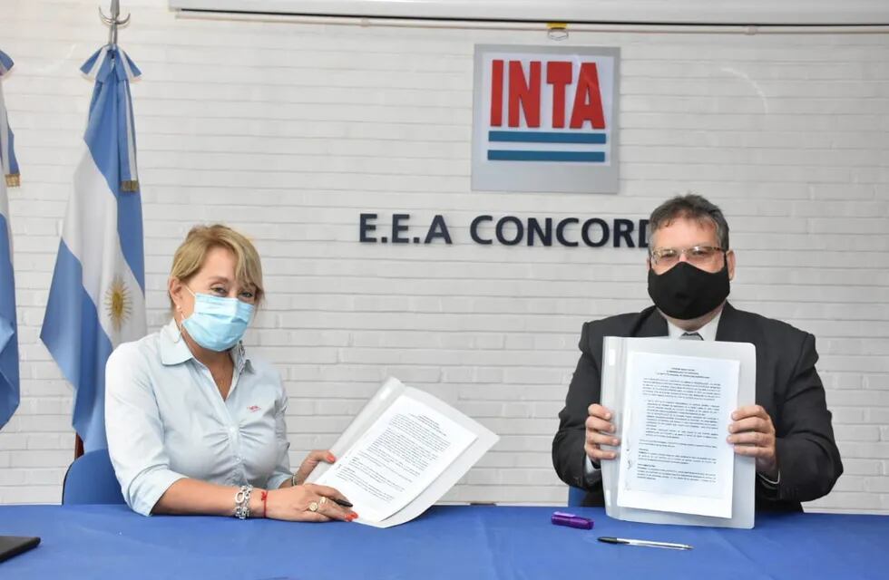 Alfredo Francolini celebró un convenio junto a INTA Concordia