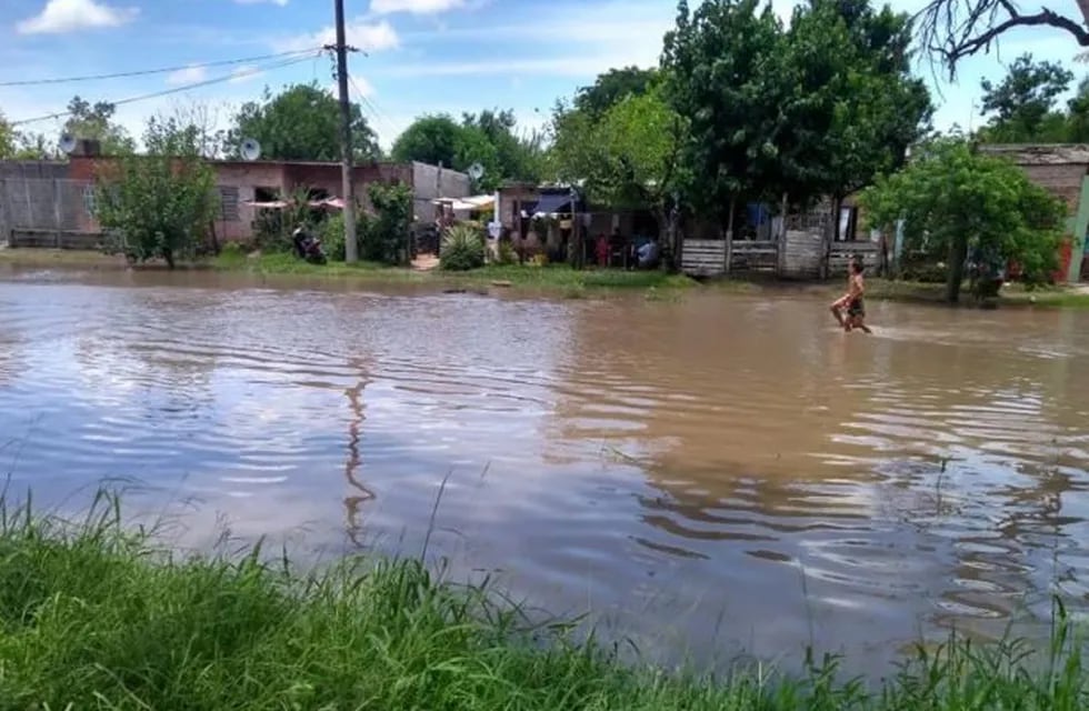 Inundaciones en Resistencia. (Foto: Diario Chaco)