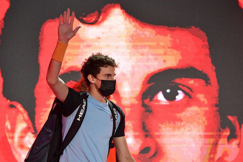 El tenista se convirtió en el primer argentino en participar de este torneo (Foto: TIZIANA FABI - AFP / Gentileza: La Nación)