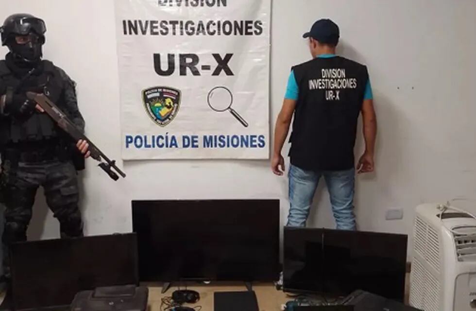 Desarticulan un centro de acopio de objetos presuntamente robados en Posadas.