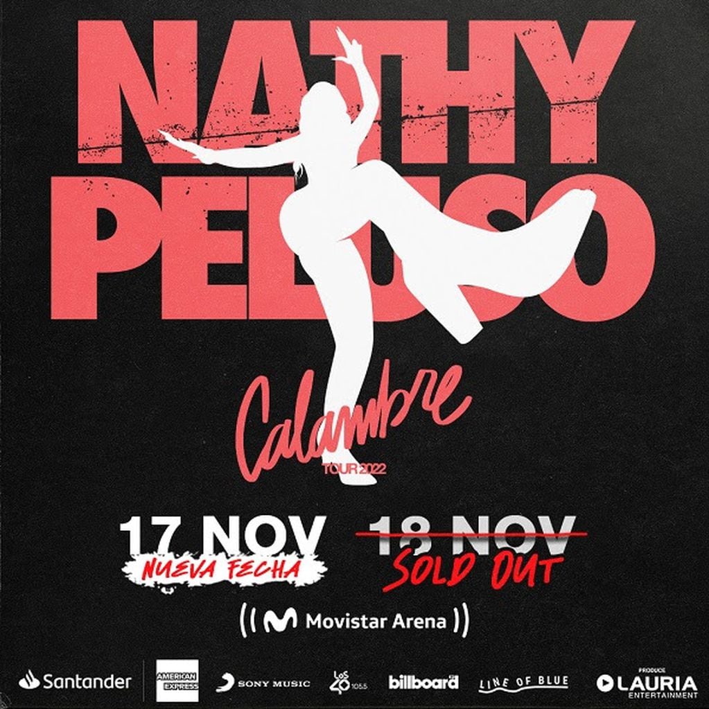 "Calambre Tour 2022" Nathy Peluso
