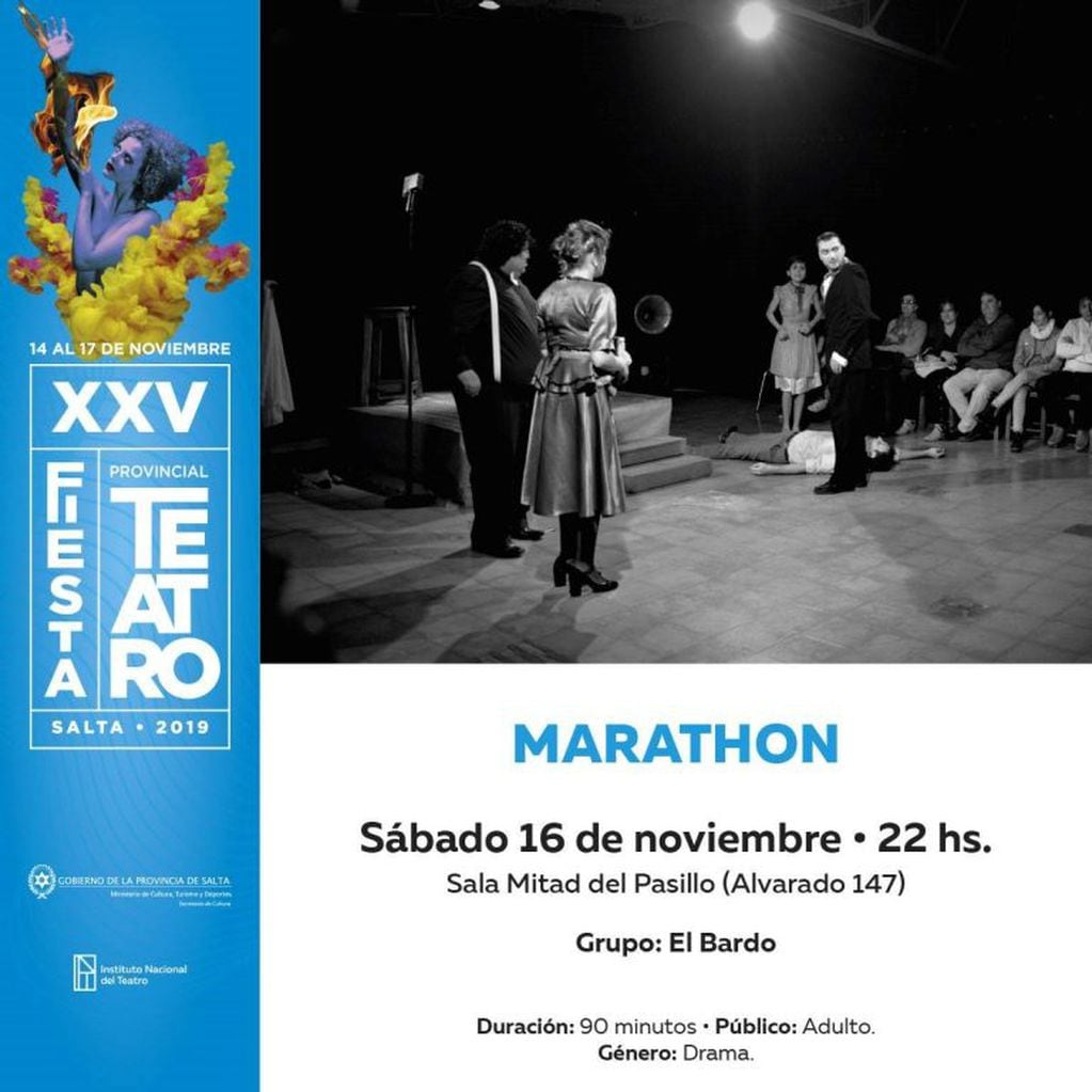 XXV Fiesta Provincial del Teatro en Salta este sábado 16 (Facebook INT Representación Provincial Salta)