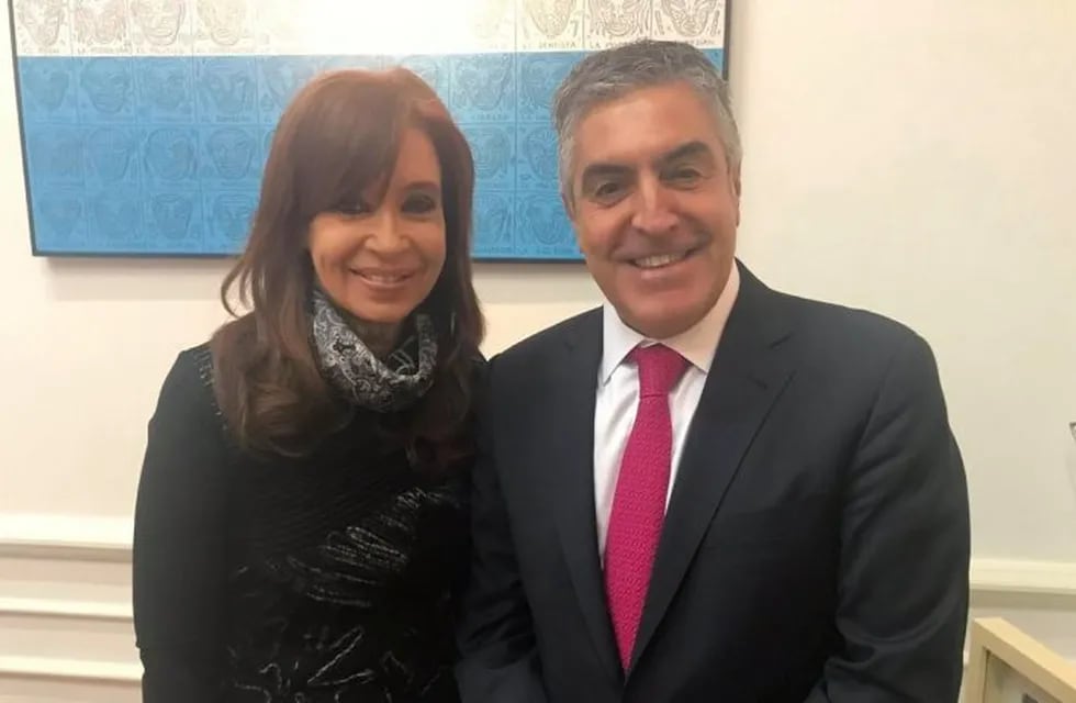 Cristina Kirchner y Gregorio Dalbón (web)