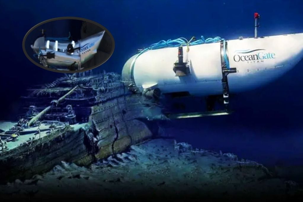 Así habría sido la implosión del submarino Titán cerca del Titanic. (Foto ilustrativa)