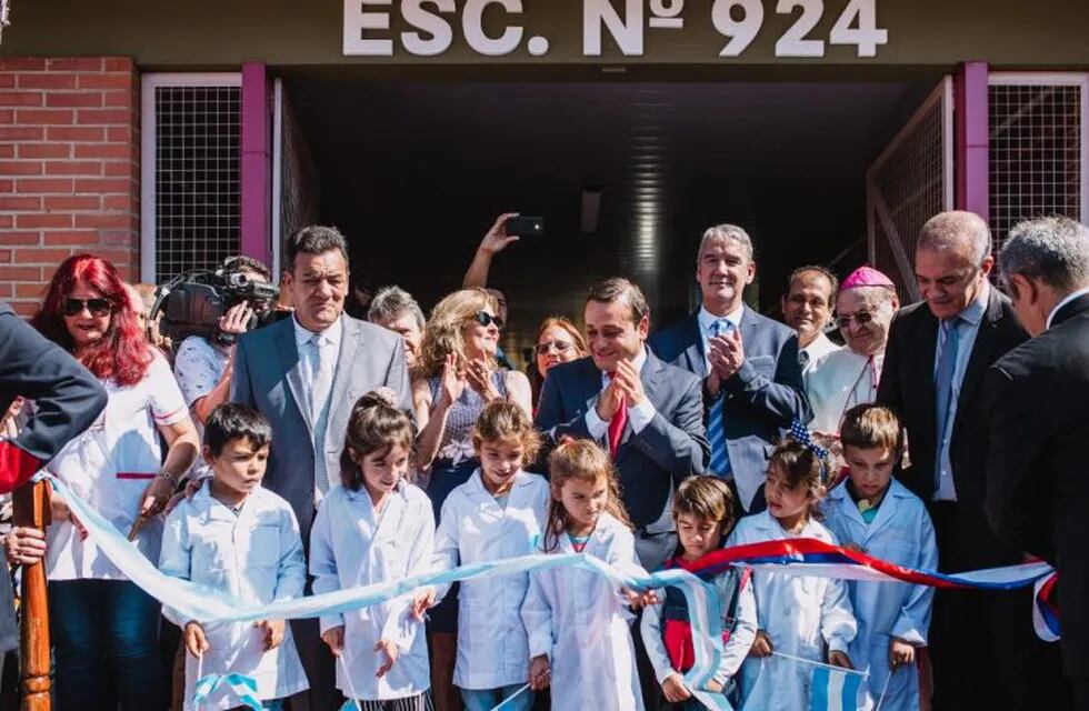 Escuela N° 924 de San Pedro inaugurada este lunes al comienzo del ciclo lecivo. (Gobierno prensa)