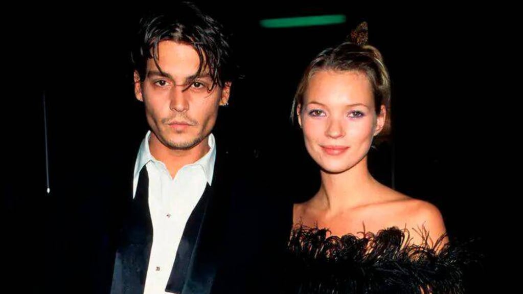 Johnny Depp y Kate Moss.
