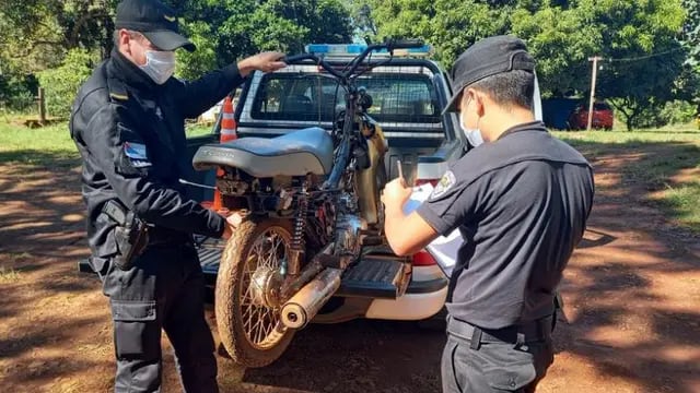 Motocicletas robadas en Oberá fueron recuperadas en Guaraní y Colonia Alberdi