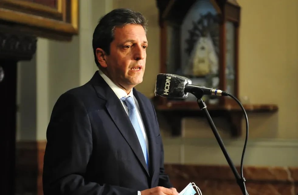 Sergio Massa impulsó un proyecto de ley sobre impuesto a las Ganancias. (Foto; Cámara de Diputados)