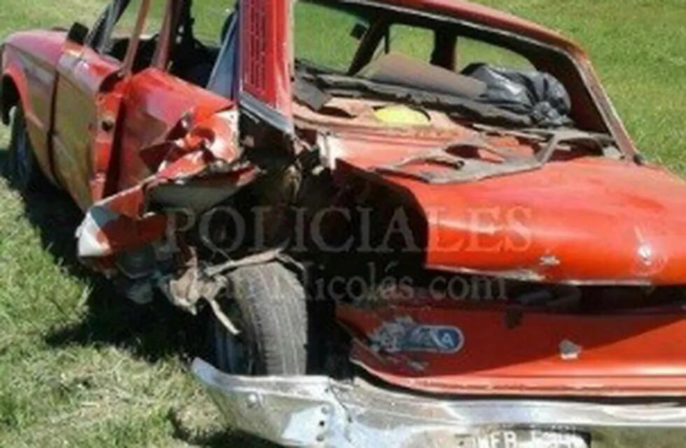 Ocurrió a la altura del km 233 de la ruta 9, en el carril Rosario-Buenos Aires. (Policiales San Nicolás)