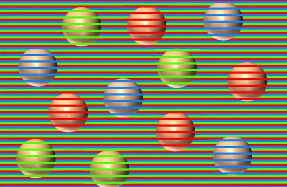 ¿De qué color son las esferas? La ilusión óptica que obliga al cerebro a \