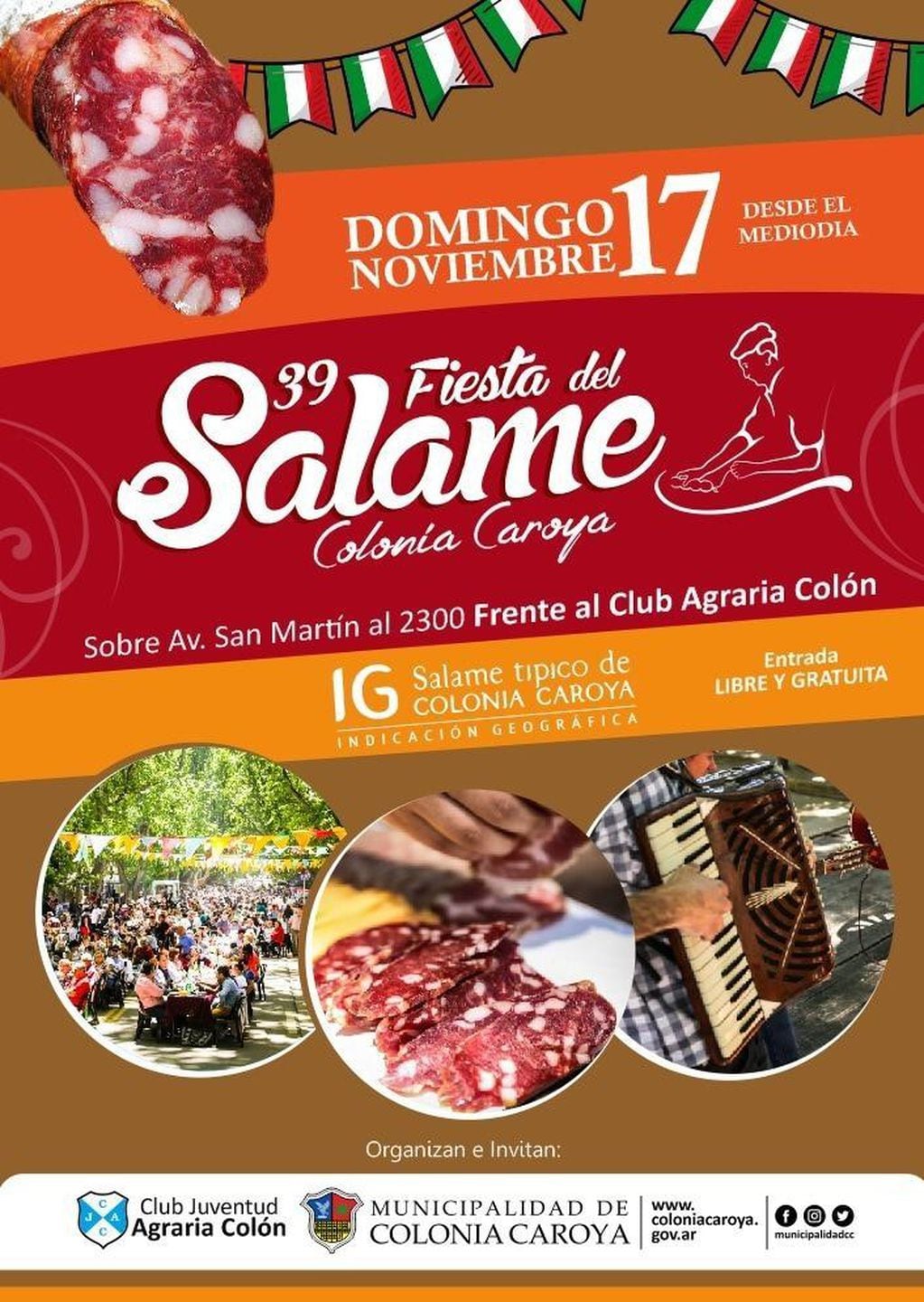 39° Fiesta del Salame Típico de Caroya (Prensa Municipio)