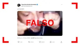 No, Sergio Massa no toma cocaína en este video: la grabación está manipulada